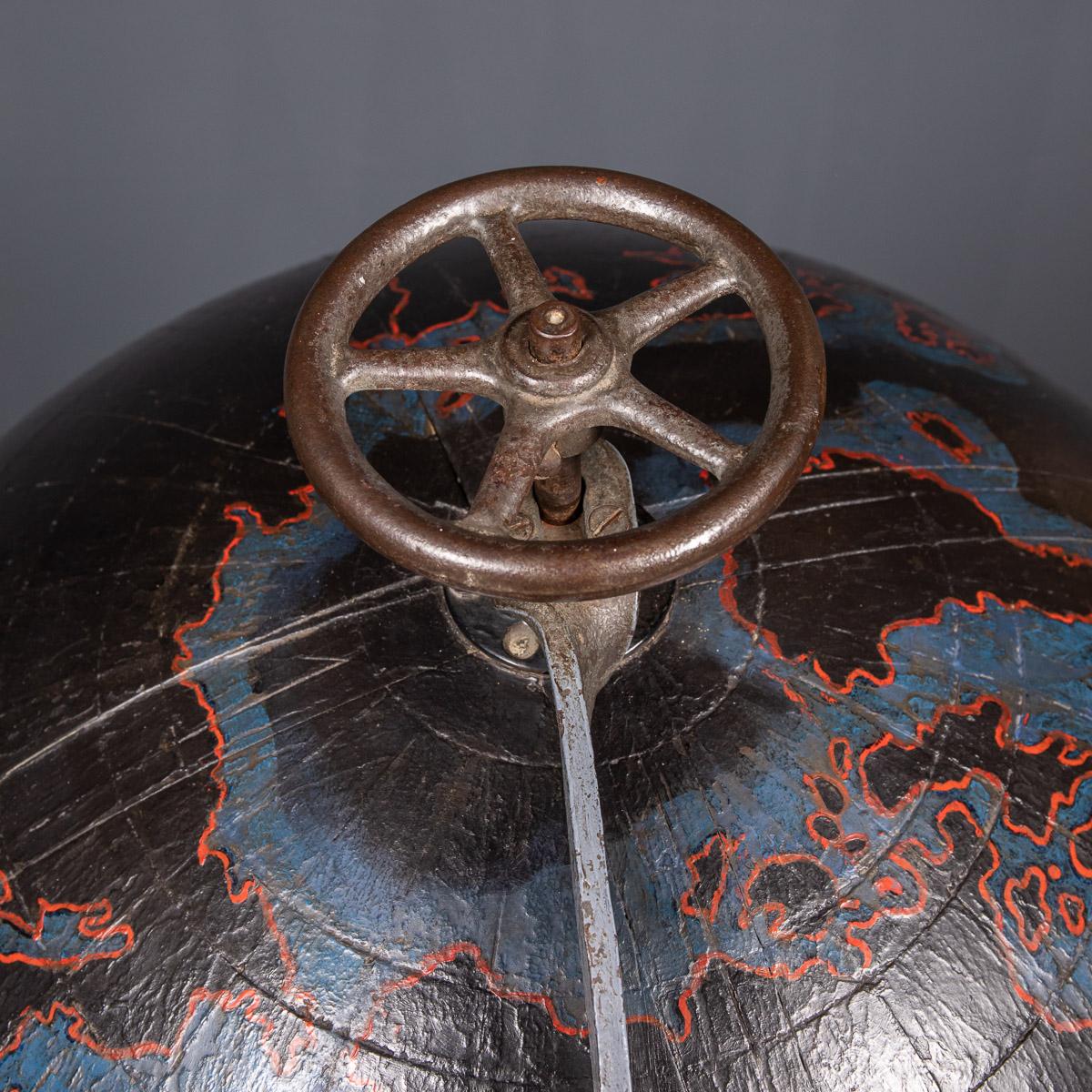 19th Century Large Globe for Brussels National Institute of Geography, c.1890 1