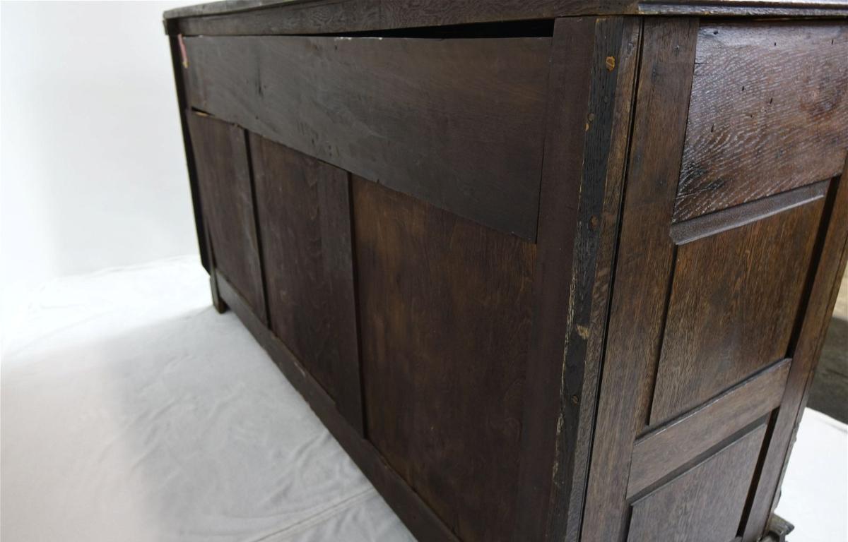 19th Century Large Heavily Carved Gothic Revival Sideboard For Sale 2