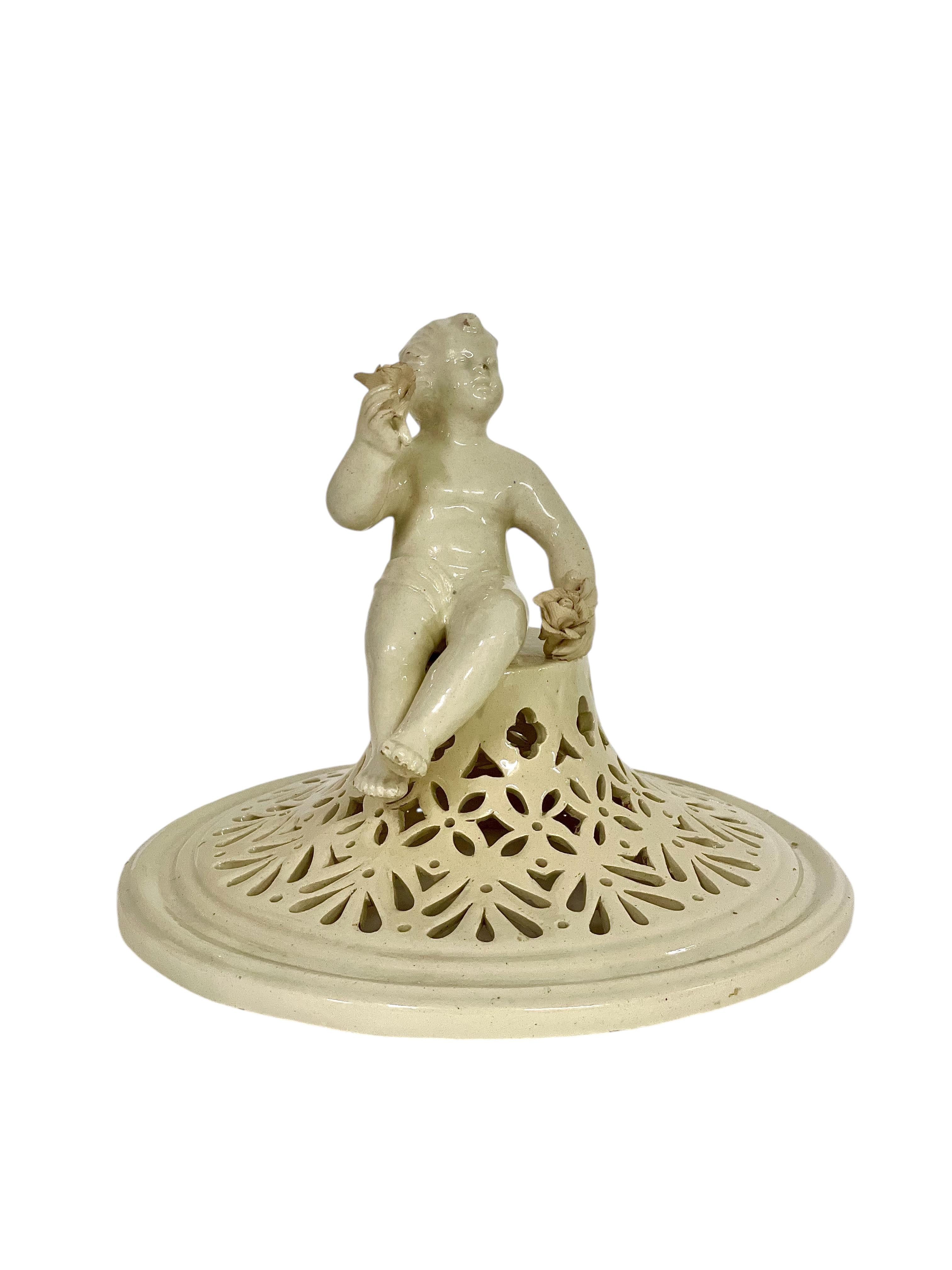Grande bruciaprofumi in ceramica italiana del XIX secolo in vendita 6
