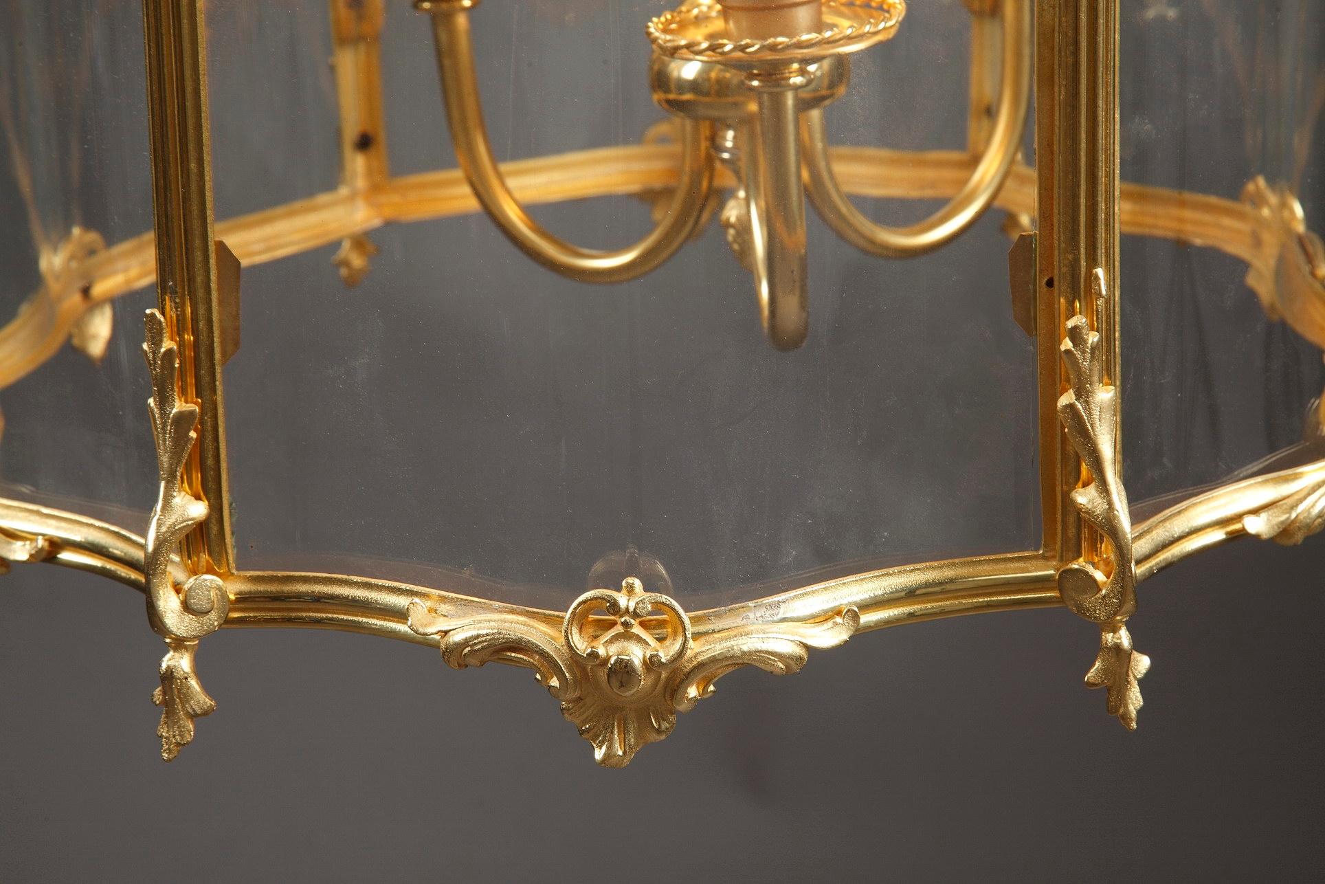 Große Laterne im Louis-XV-Stil des 19. Jahrhunderts im Angebot 2