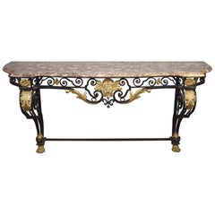 19th Century Large Louis XV-Style Console Table