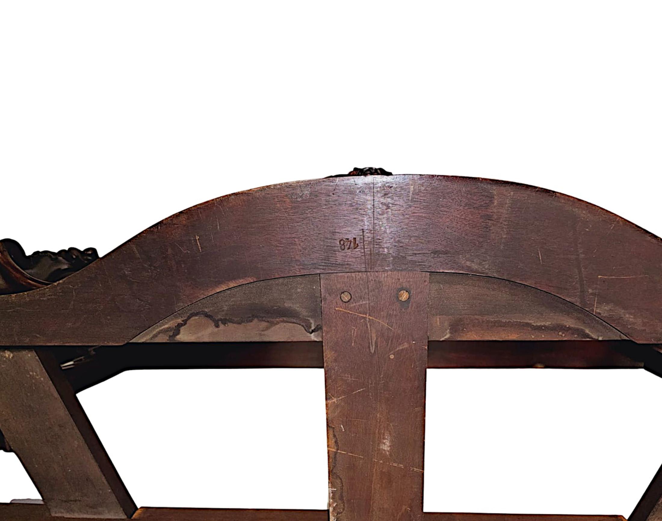 19th Century Large Marble Top Console Table For Sale 8