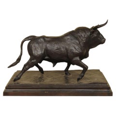 19th Century Large Mene Bronze Bull