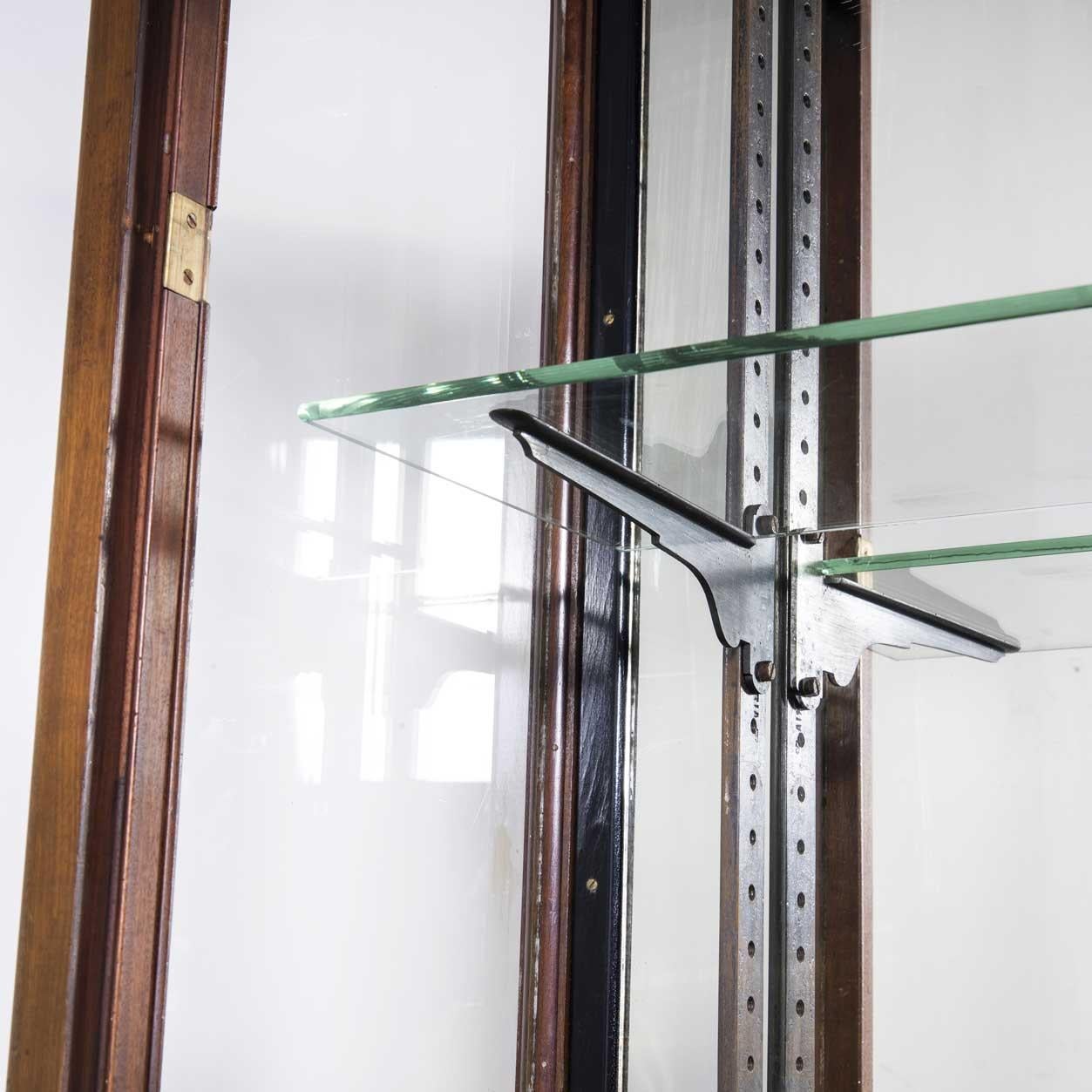 19th Century Large Original Mirrored Victorian Display Cabinet For Sale ...
