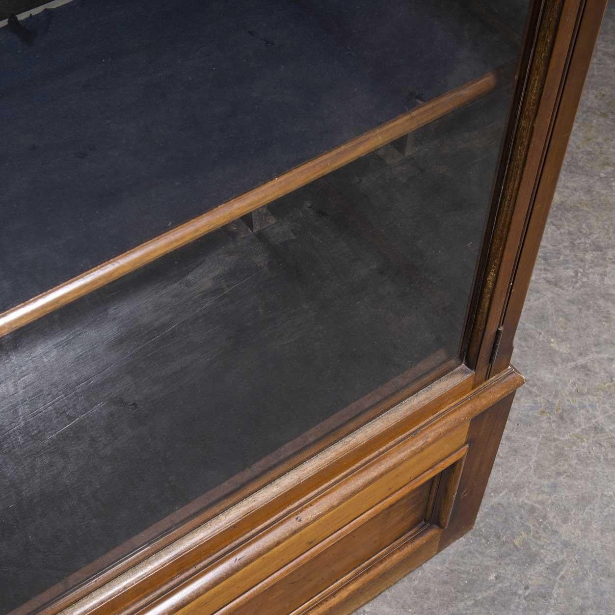 19th Century Large Original Mirrored Victorian Display Cabinet For Sale ...