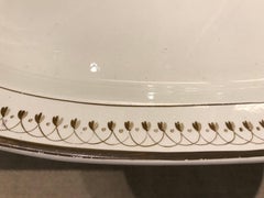 19th Century Large Oval Creamware Platter