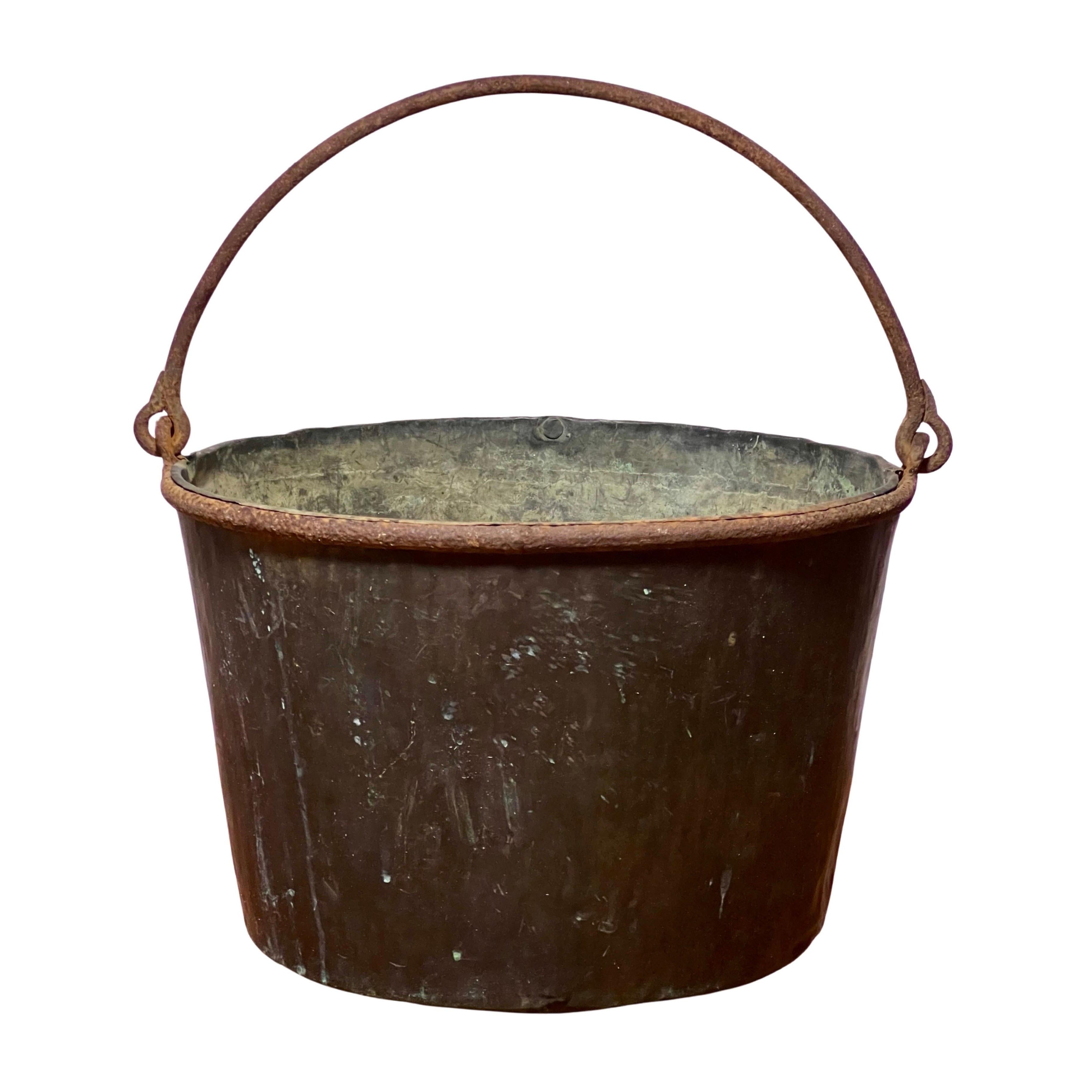 19th Century Large Pennsylvania Copper Apple Butter Cauldron