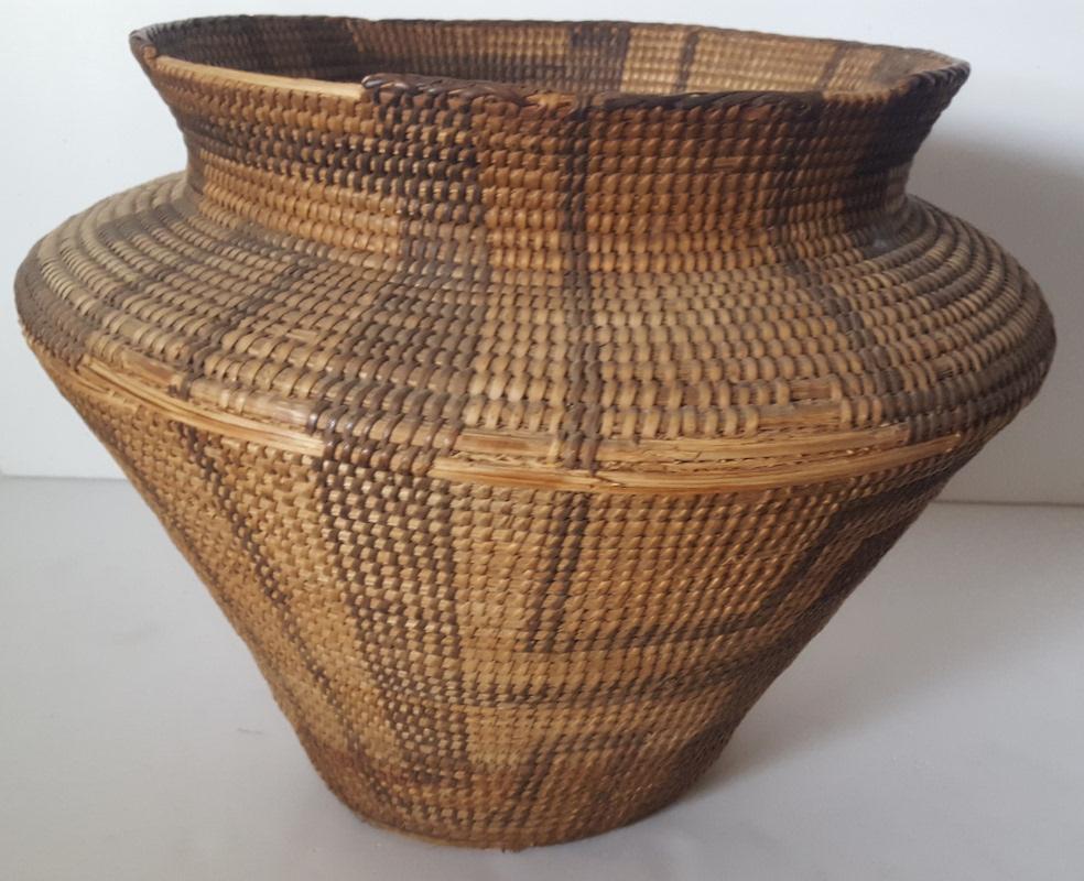 Woven 19th Century, Large Pima-Papago Native American Basket