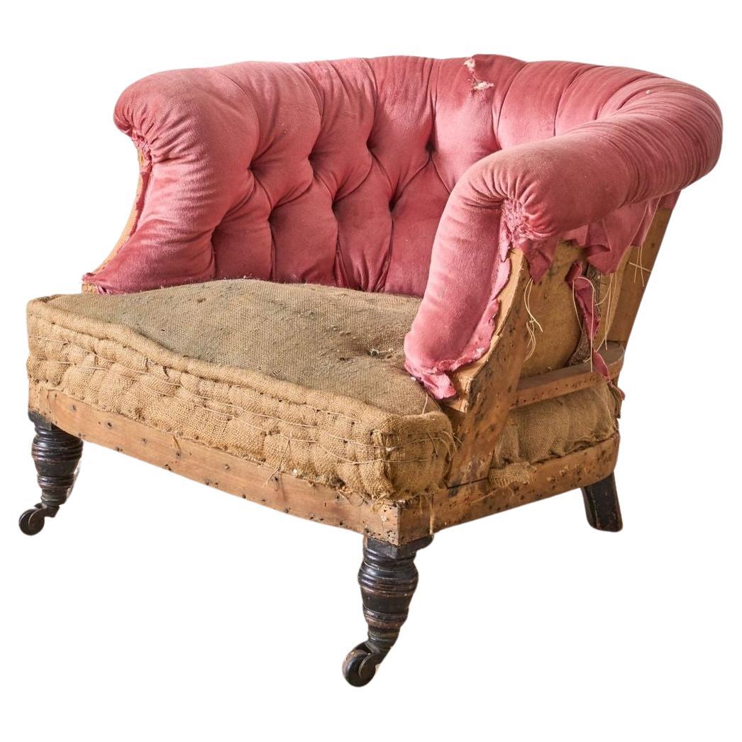 19e siècle Grande baignoire à boutons, de grandes proportions, chai