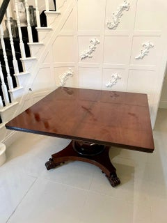 19th Century Large Quality Antique William IV Centre/Dining Table