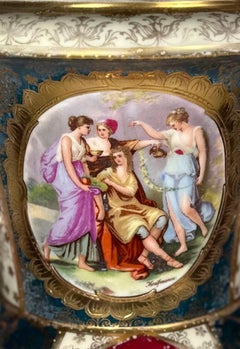 19th Century Large Royal Vienna Porcelain Urn.