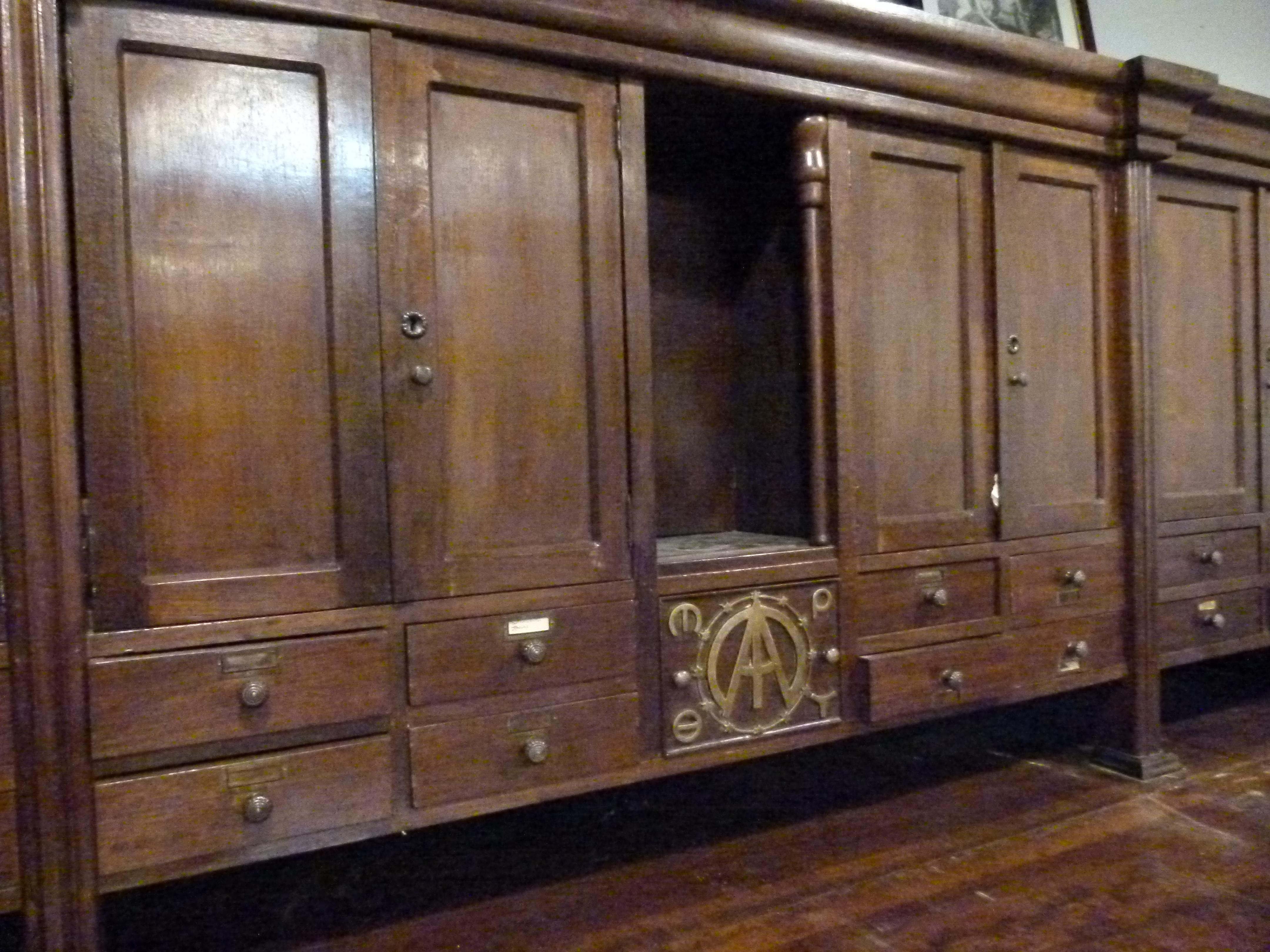 19th Century Large Sacristy Cabinet In Good Condition In Vulpellac, Girona