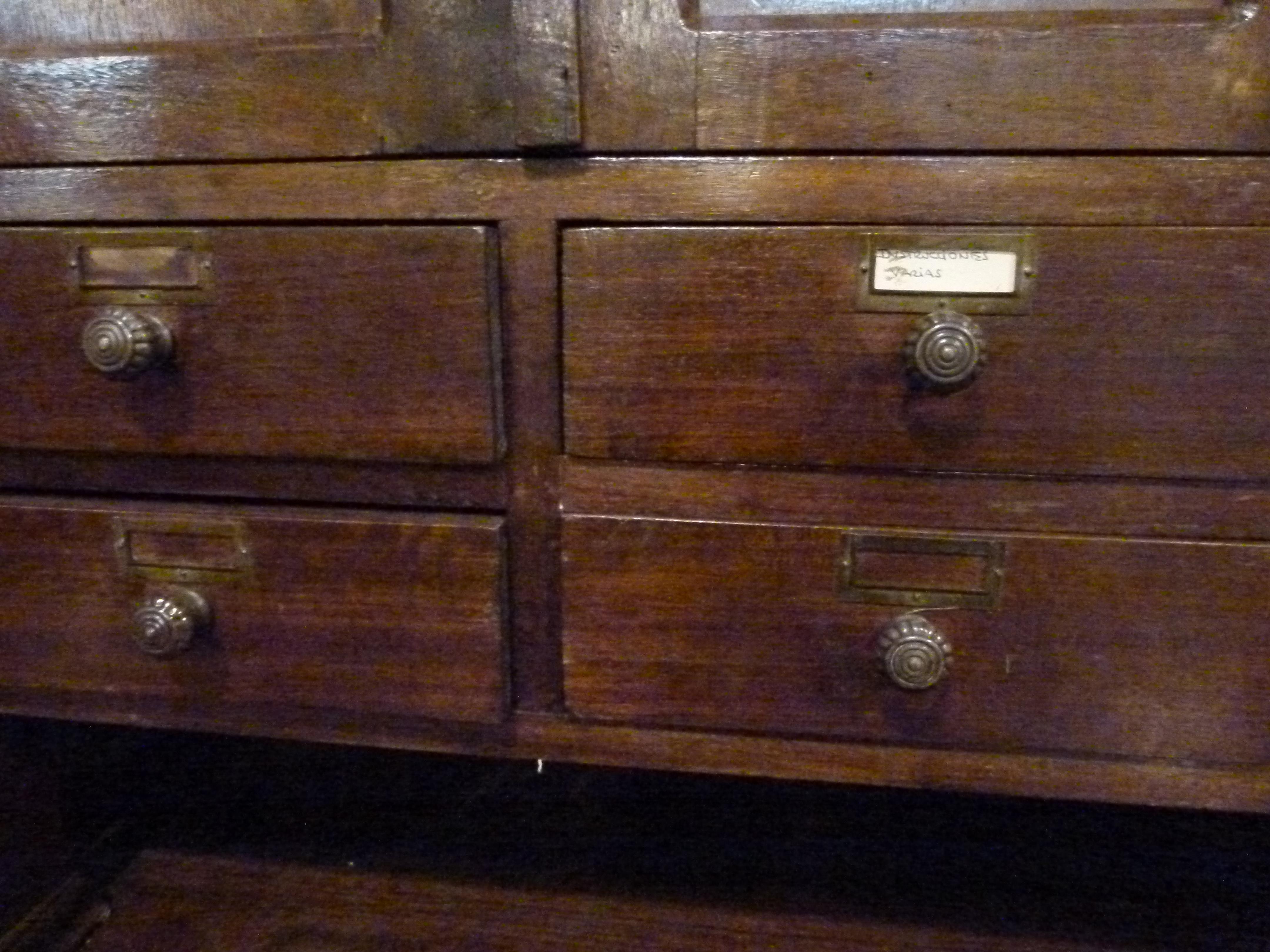 Oak 19th Century Large Sacristy Cabinet