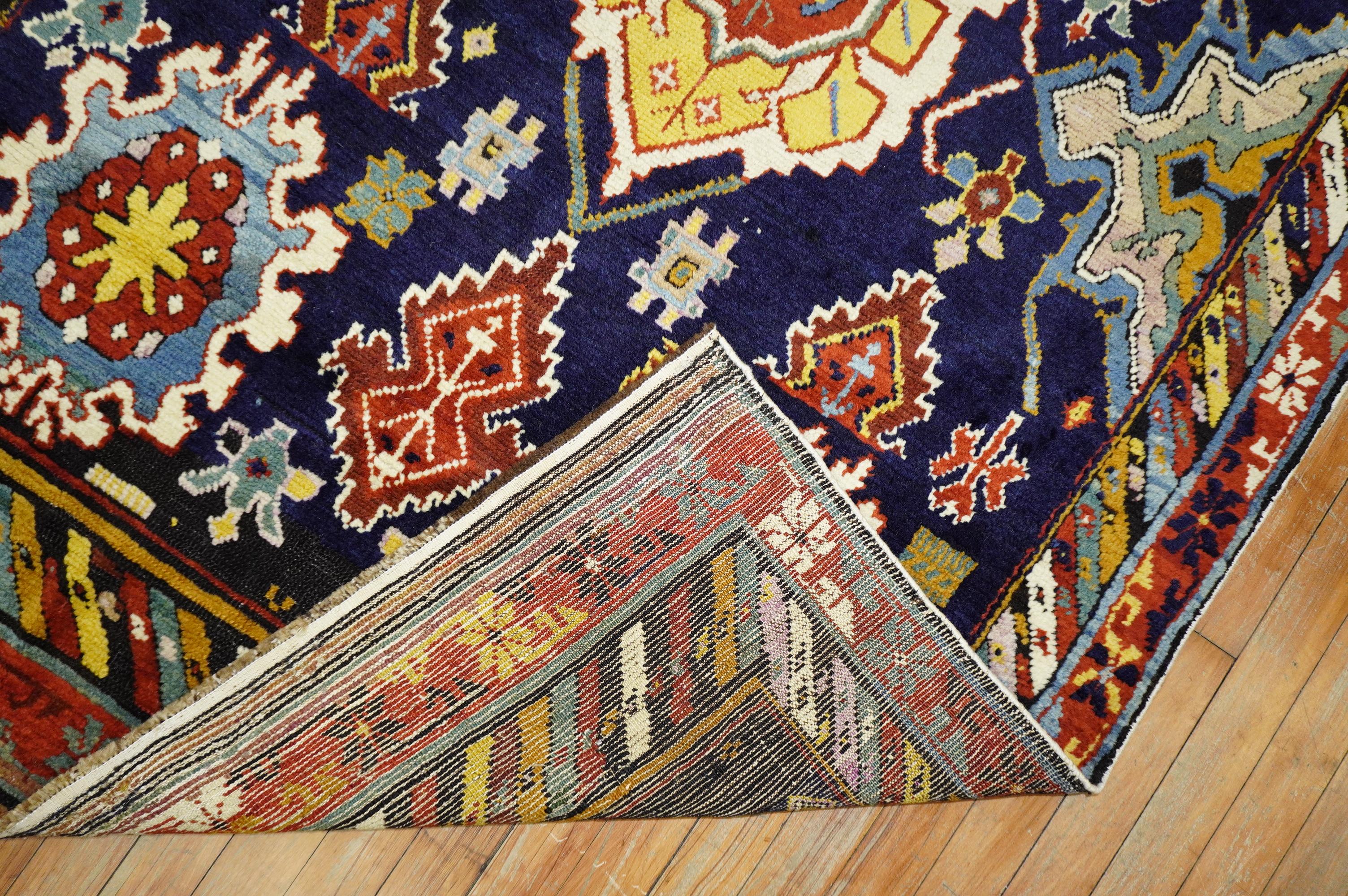 antique caucasian karaghashli rug