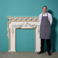 19th Century Large Scale George II Style Fire Surround