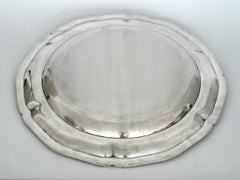 19th Century Large Silver Platter Emile Puiforcat Paris 1880 Silver 948