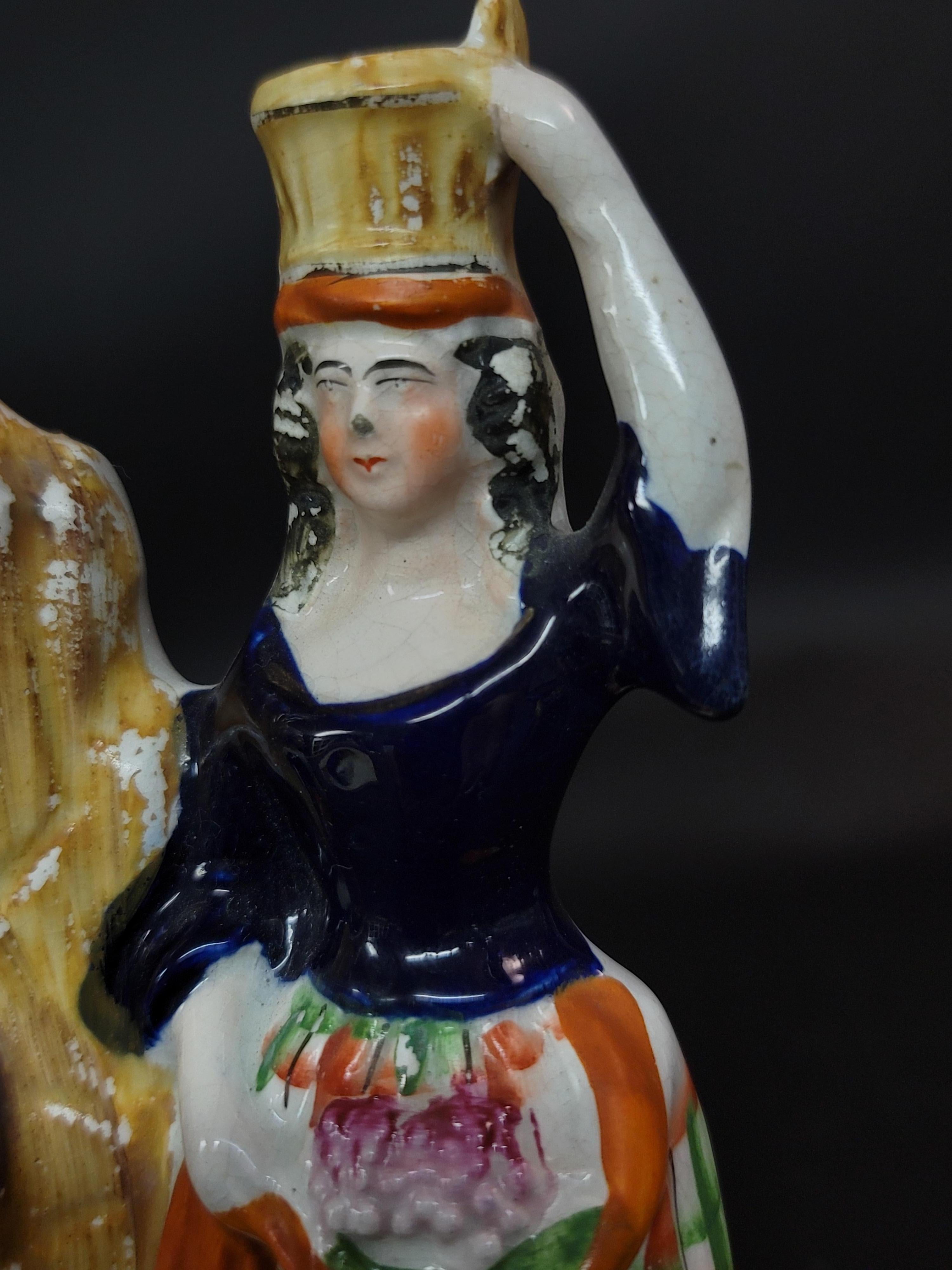 19th Century Large Staffordshire Figure #3 For Sale 2