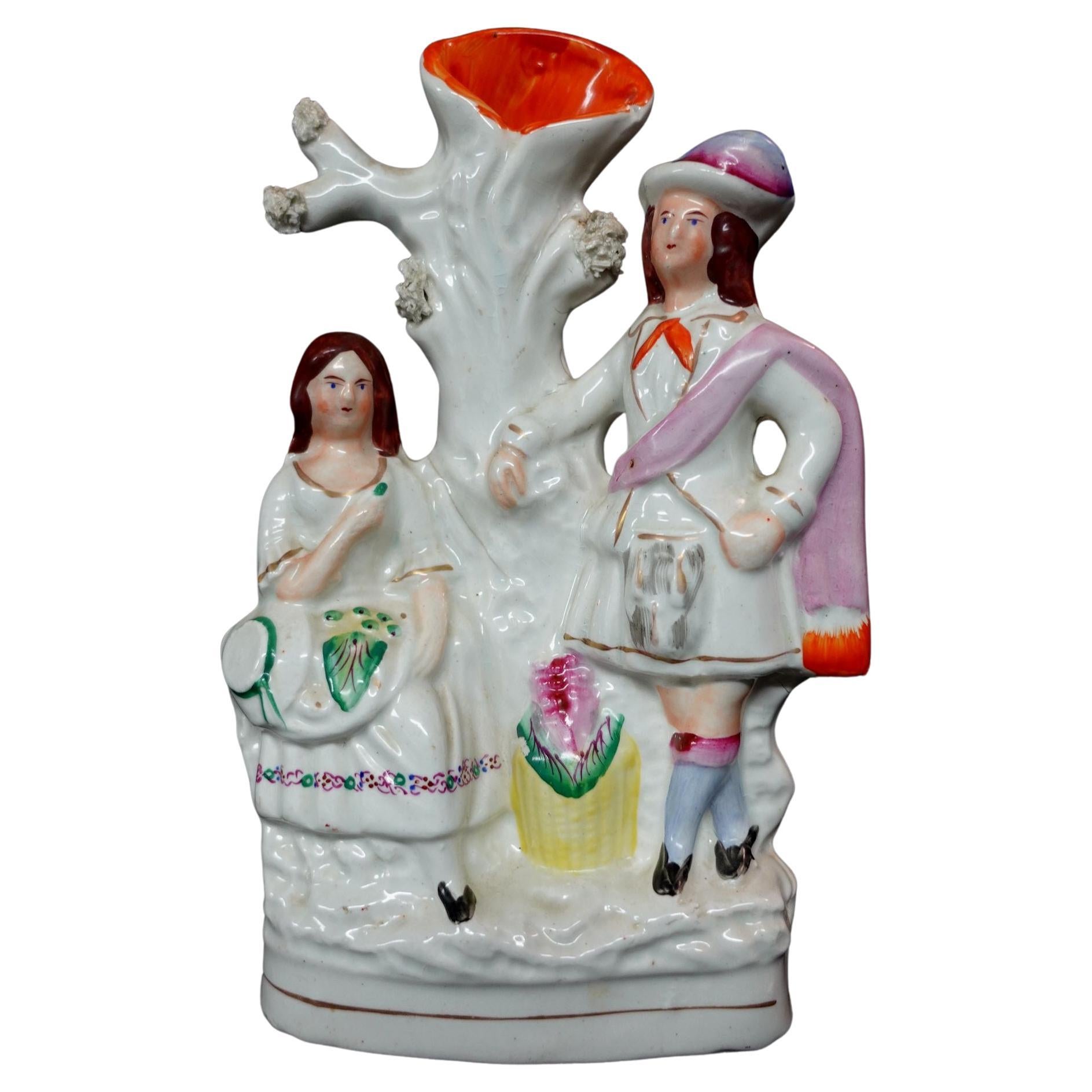 19th Century Large Staffordshire Figure #3 For Sale