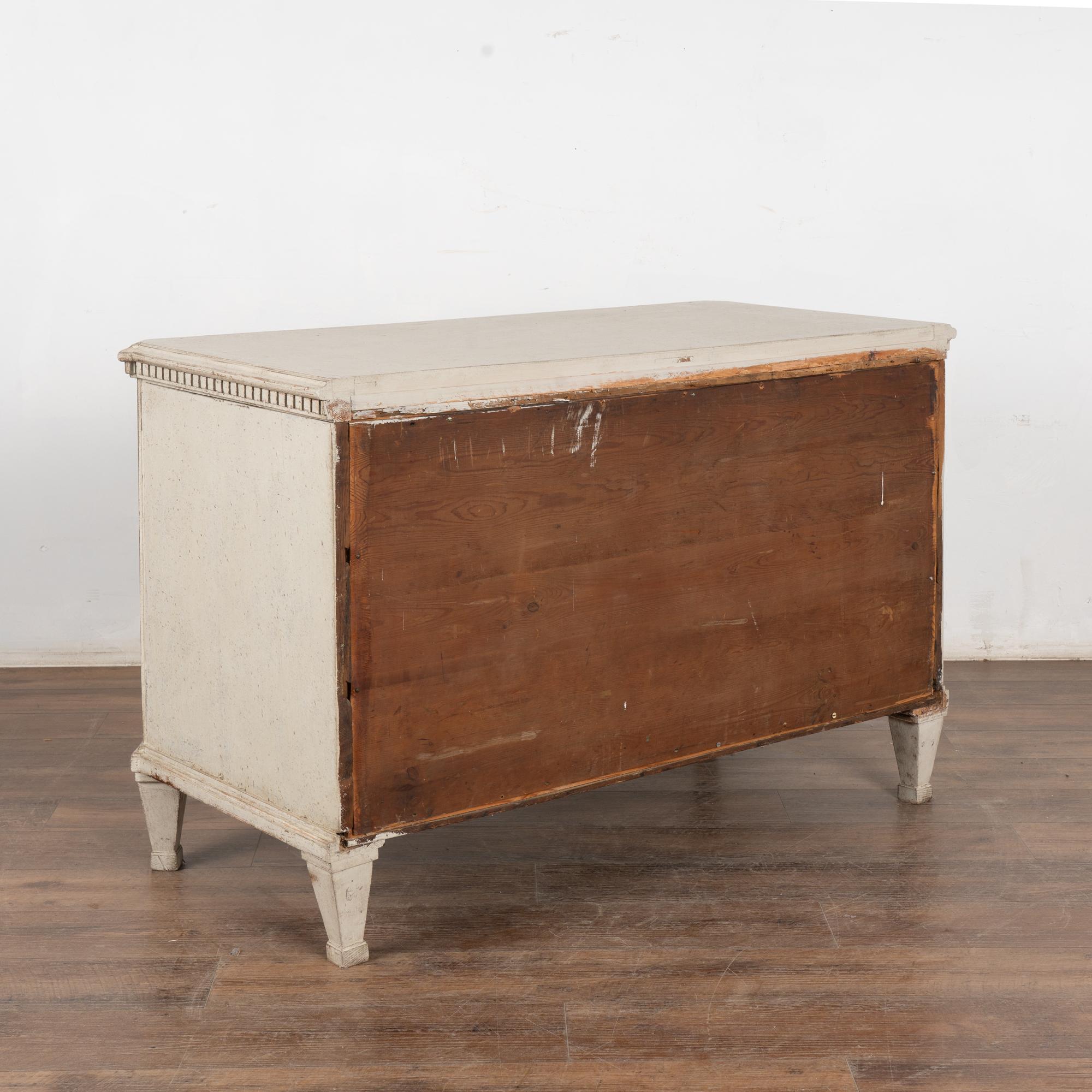 19th Century Large Swedish Gustavian Chest of Three Drawers 5