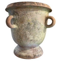 19th Century Large Terra Cotta Jardiniere with Handles from Castelnaudary