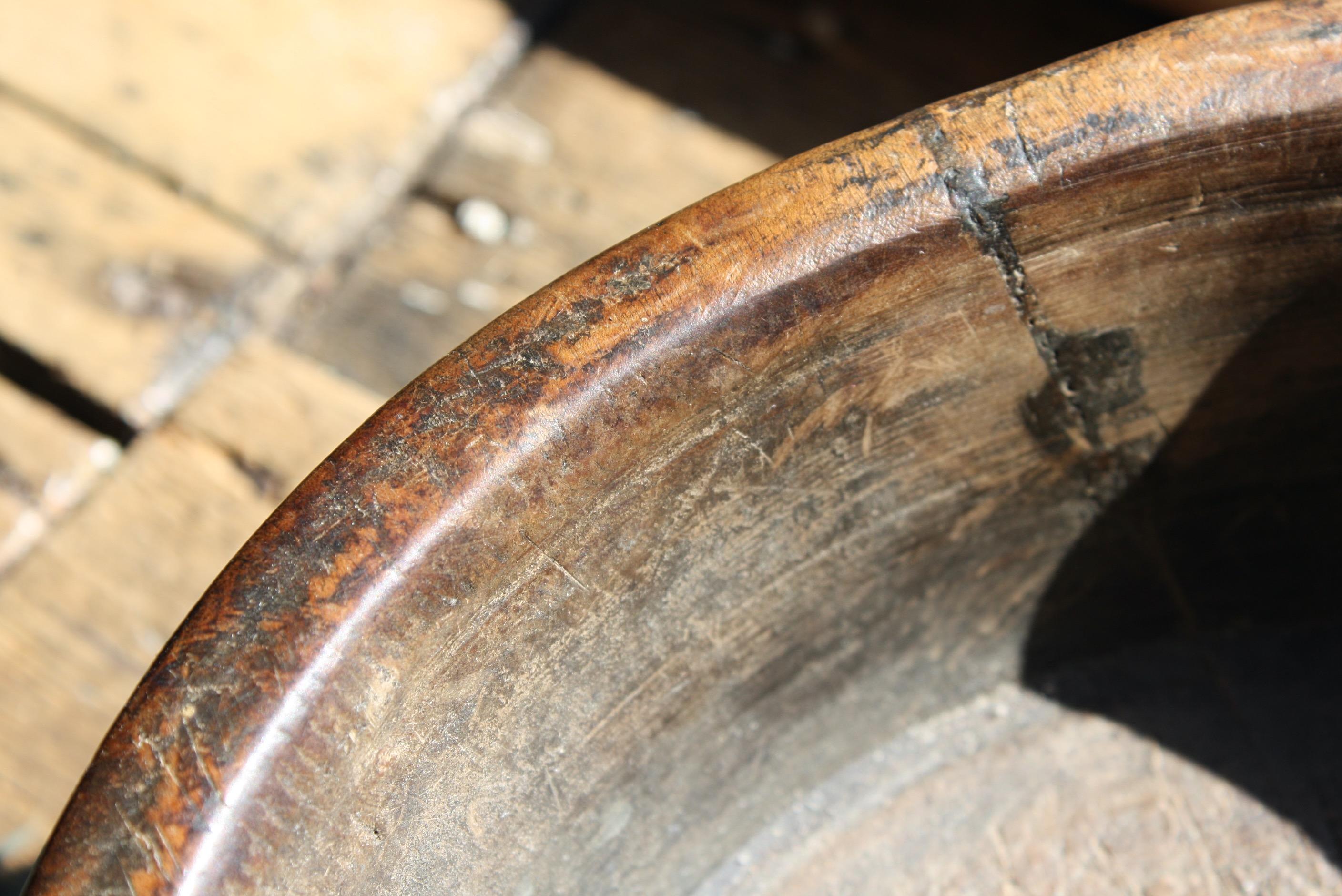 19th Century Large Welsh Turned Treen Sycamore Diary Bowl For Sale at ...