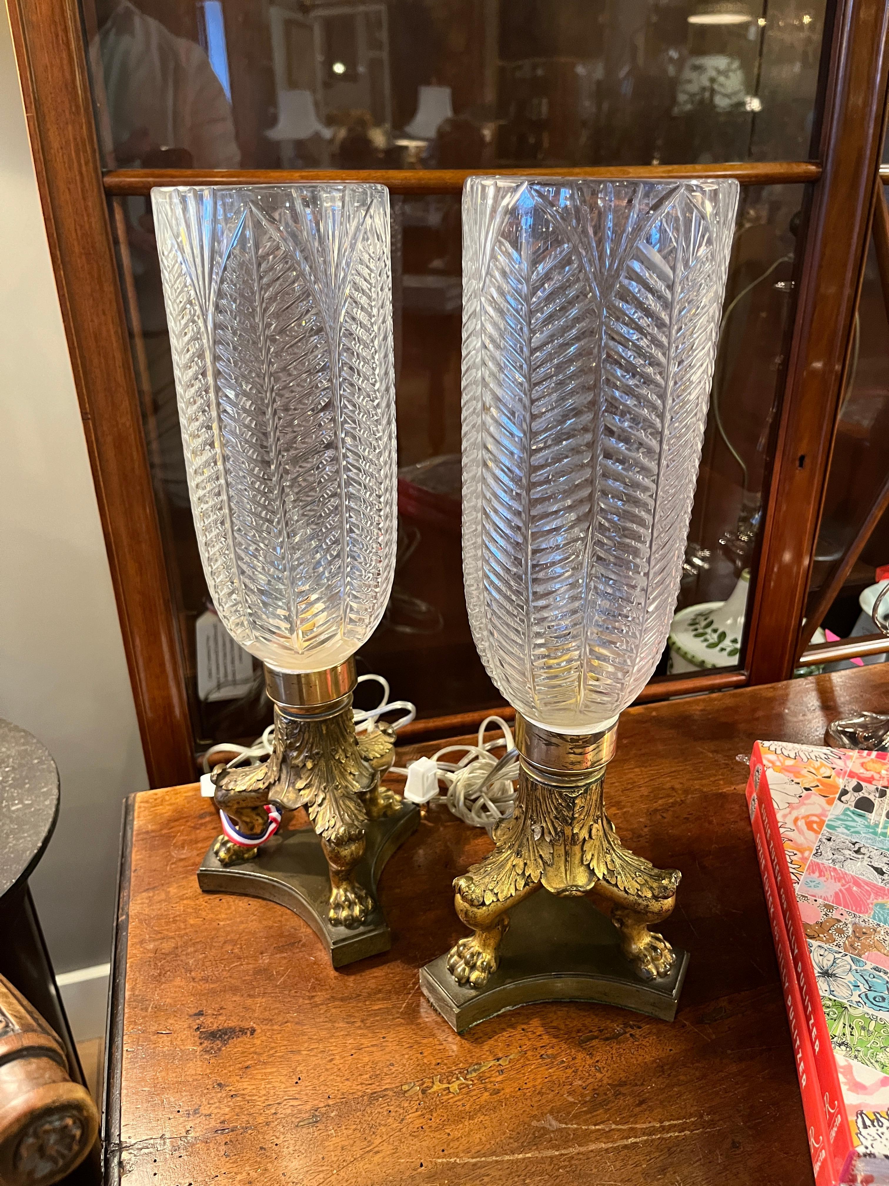 French 19th Century (Late) Electrified Hurricane Lamps B.C. Metal Crafts London 