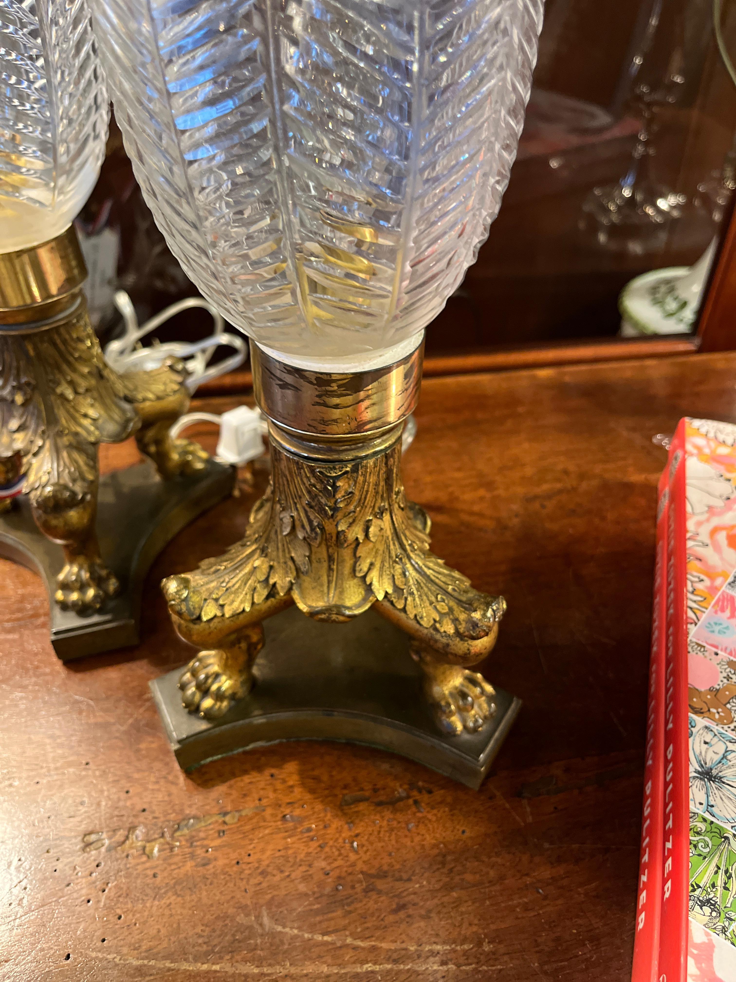 19th Century (Late) Electrified Hurricane Lamps B.C. Metal Crafts London  In Good Condition In Scottsdale, AZ