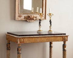 19th Century Late Gustavian Candlesticks