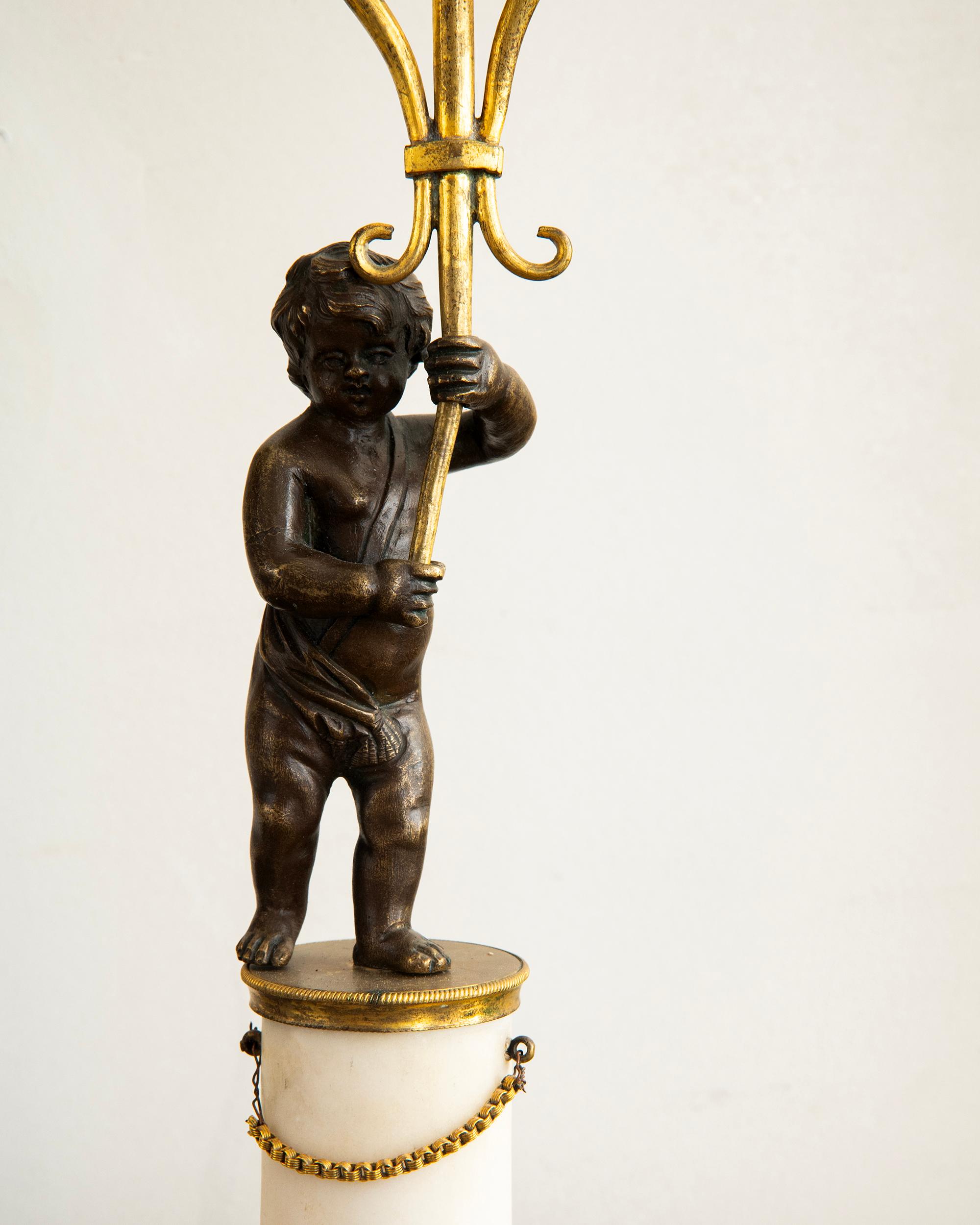 Suédois Chandeliers de la fin de la période gustavienne du 19e siècle en vente