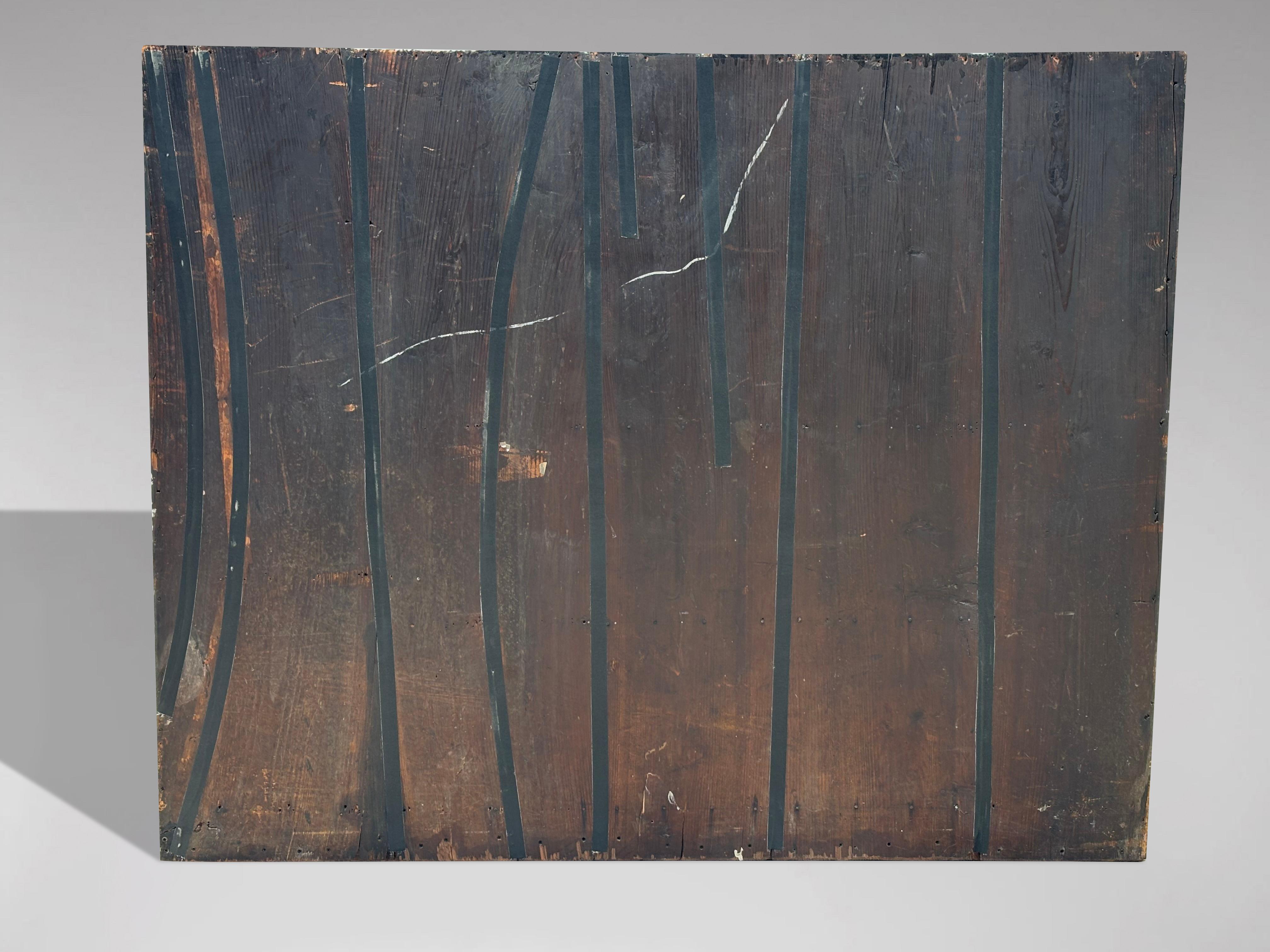 19th Century Late Meiji Japanese Keyaki Merchant Tansu Chest For Sale 2