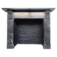 19th Century Late Victorian Chimneypiece in St Anne Marble