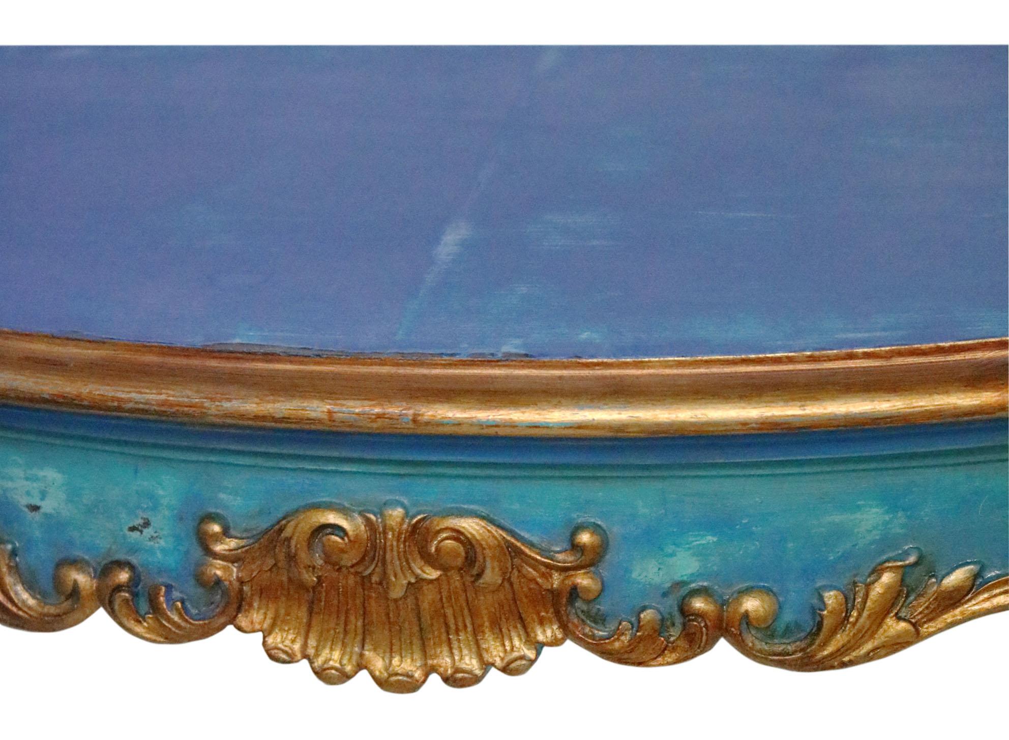 Verre taillé 19ème siècle Table console avec miroir de la fin de l'époque victorienne en vente