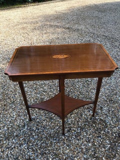 19th Century Late Victorian Inlaid Side Table