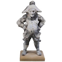 19th Century Lead Garden Statue of Punch