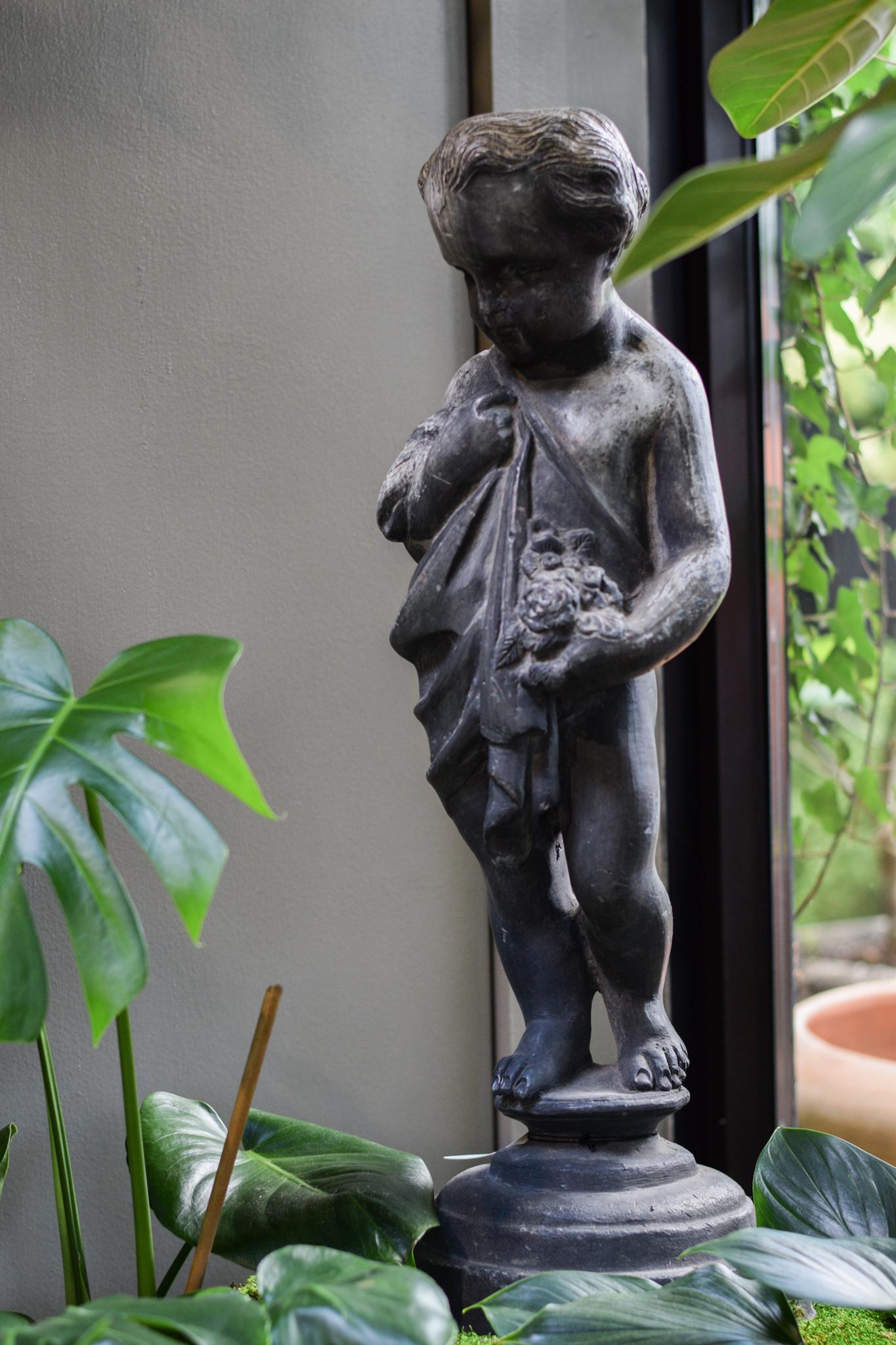 Piombo Statue di piombo del XIX secolo, Four Seasons in vendita