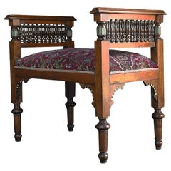 19th Century Liberty and Co. Moorish Window Seat