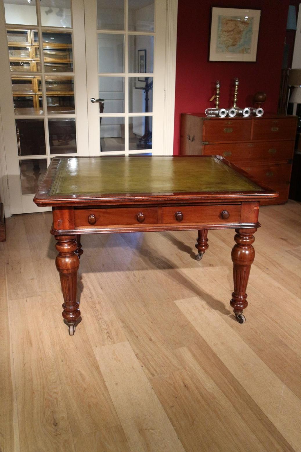19th Century Library Table 3
