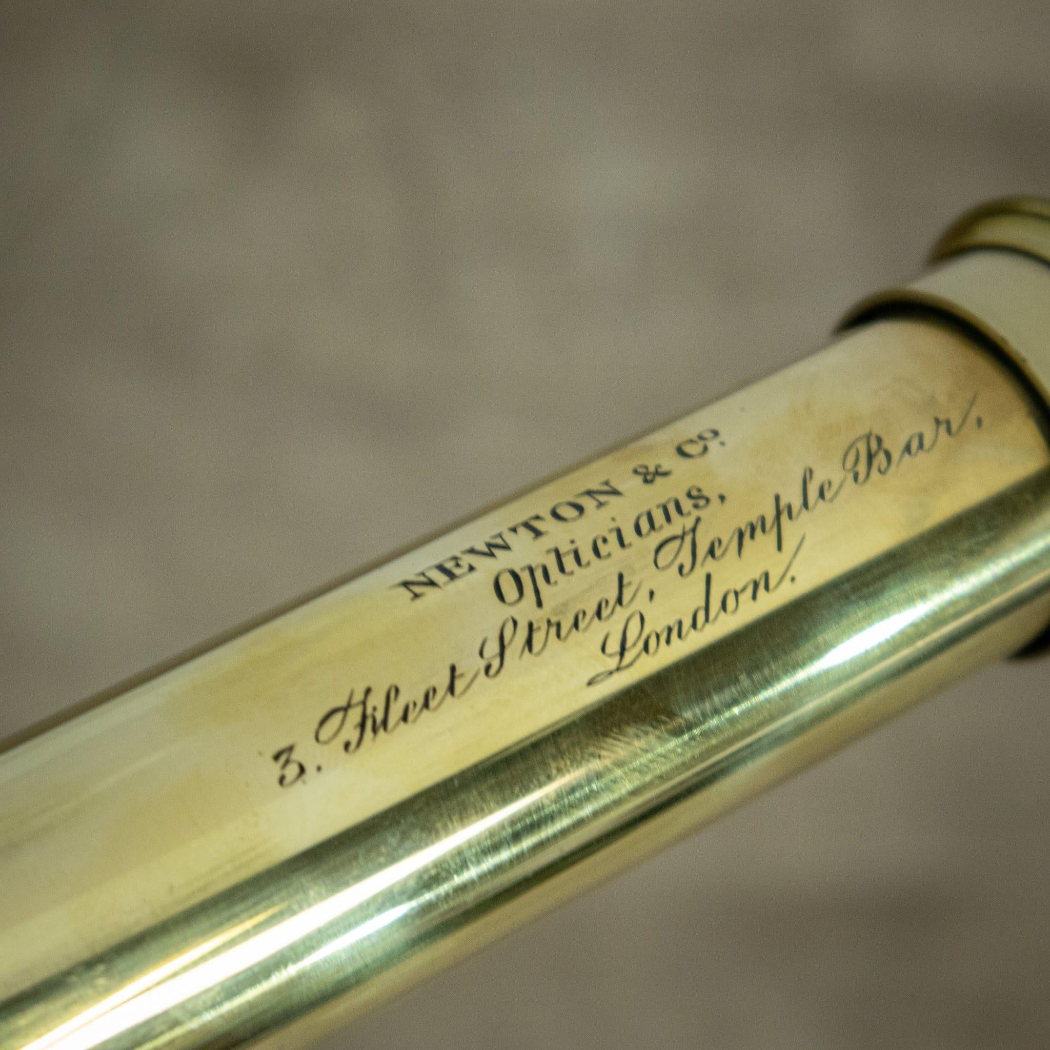 British 19th Century Library Telescope For Sale