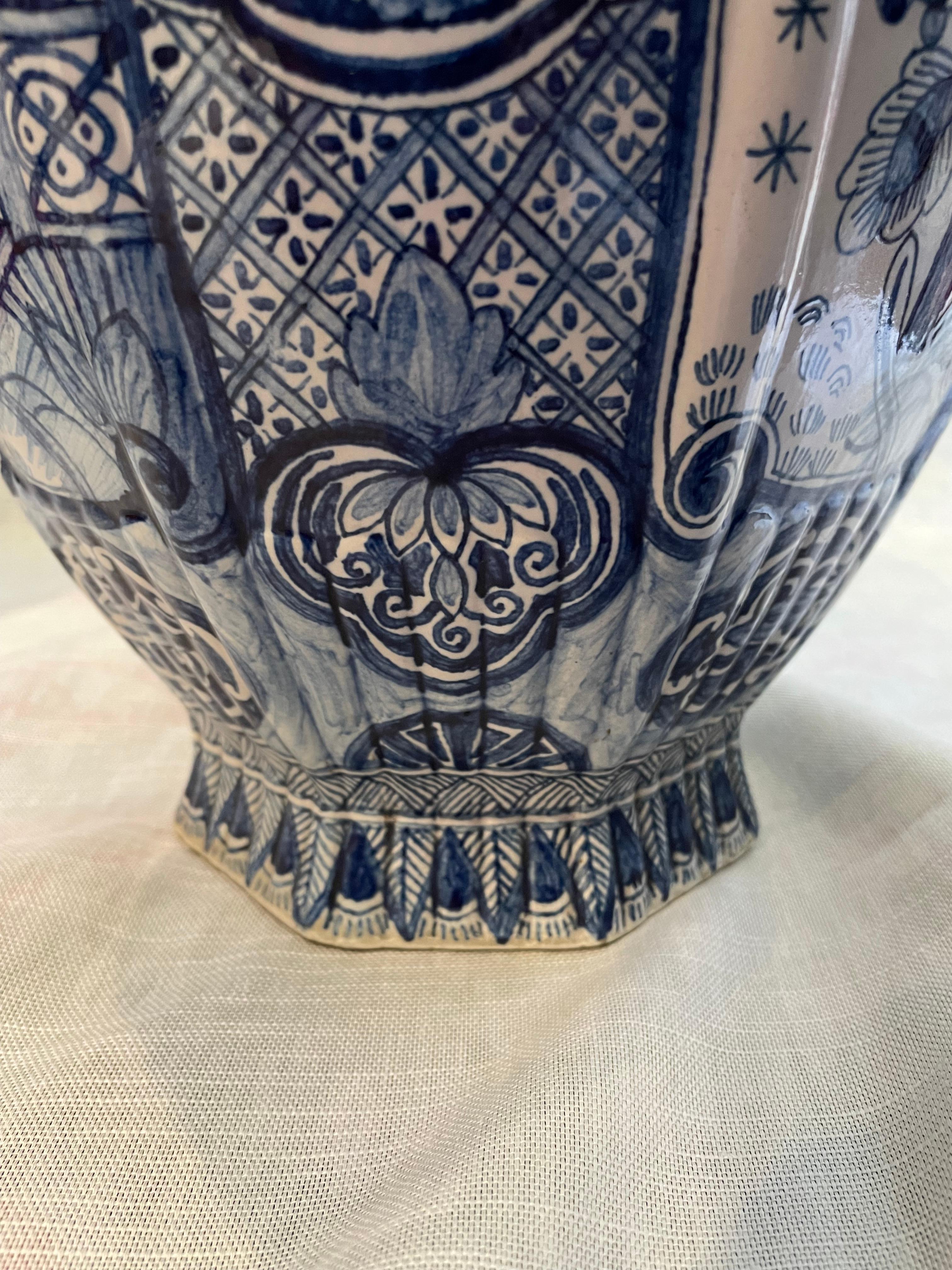 Barattoli con coperchio di Delft del XIX secolo - Set di 2 in vendita 2