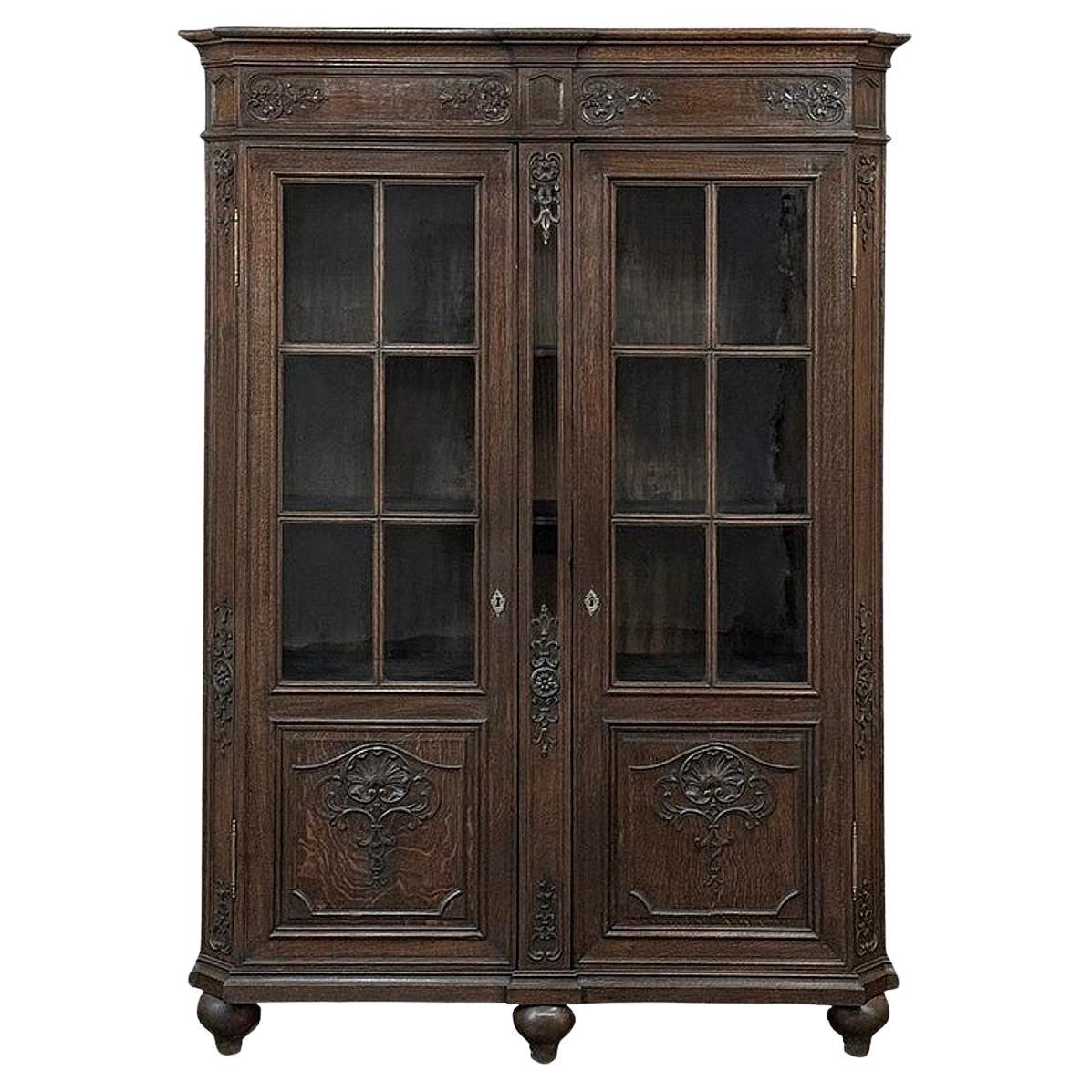 19th Century Liegeoise Louis XIV Bookcase ~ Bibliotheque