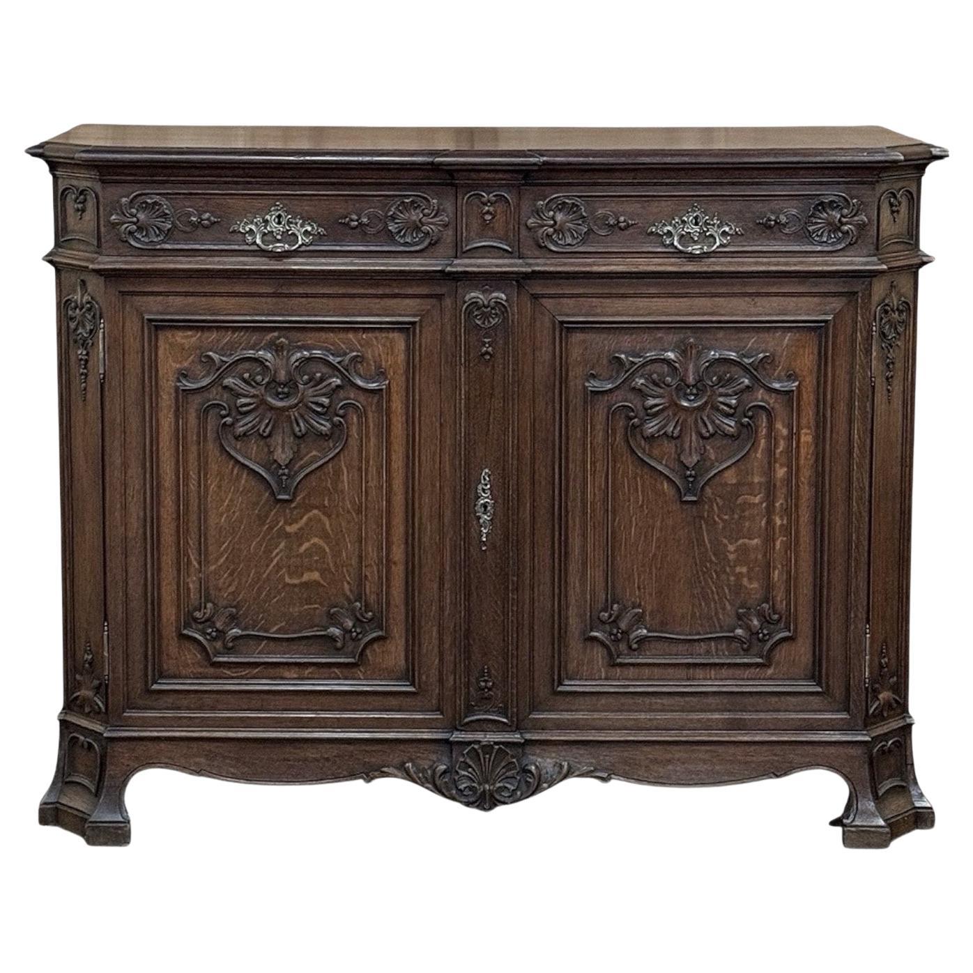 Siglo XIX Liegoise Luis XIV Buffet ~ Credenza en venta