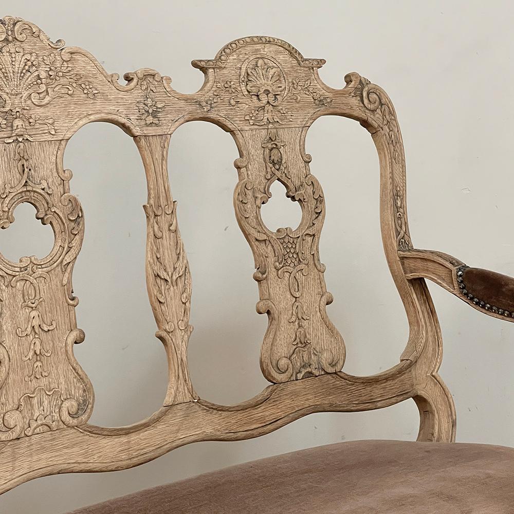 19th Century Liegoise Louis XIV Canape ~ Settee For Sale 3
