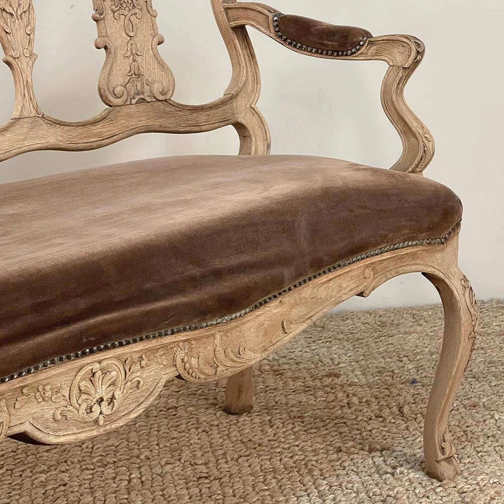 19th Century Liegoise Louis XIV Canape ~ Settee For Sale 4