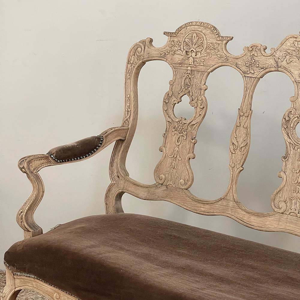 19th Century Liegoise Louis XIV Canape ~ Settee For Sale 8