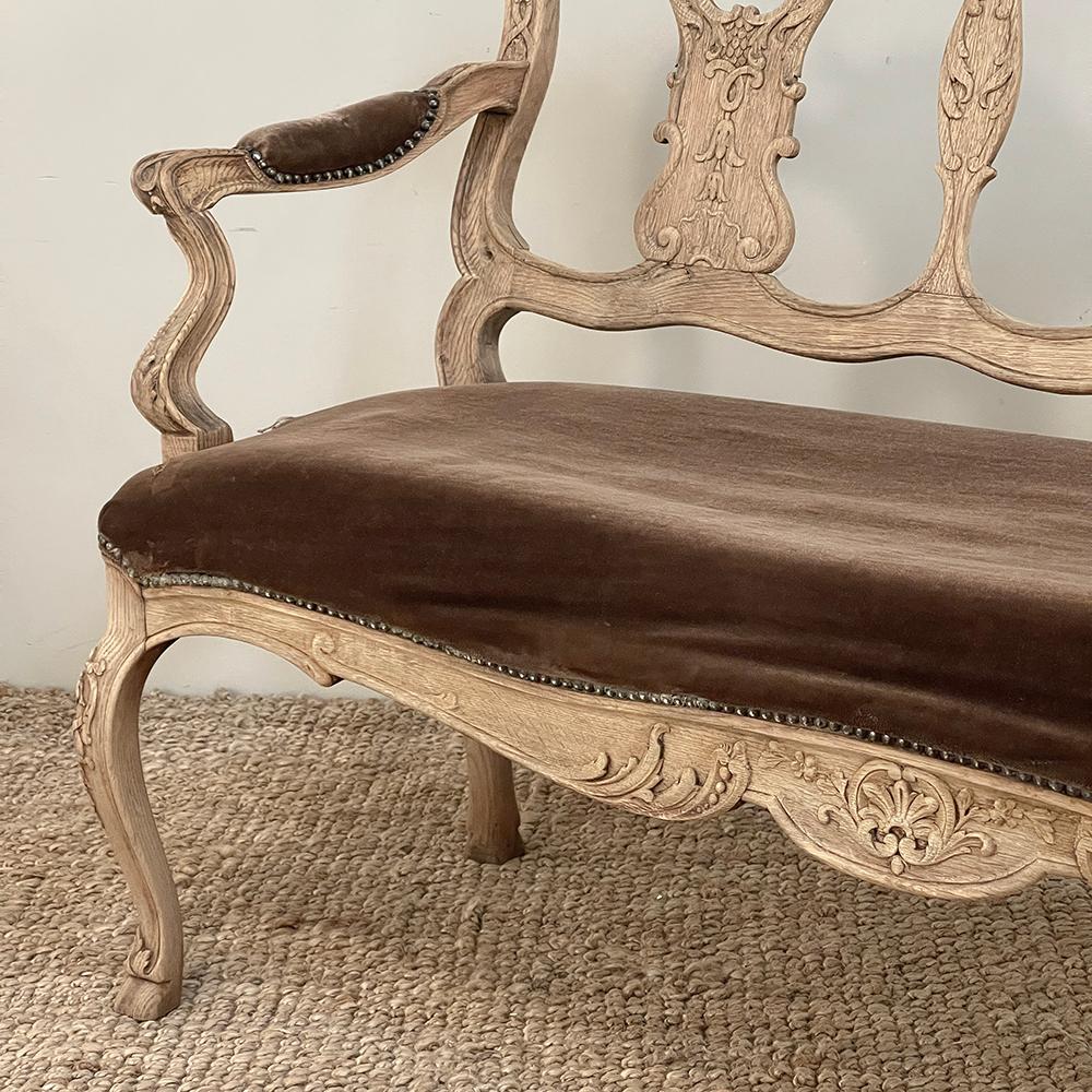 19th Century Liegoise Louis XIV Canape ~ Settee For Sale 9