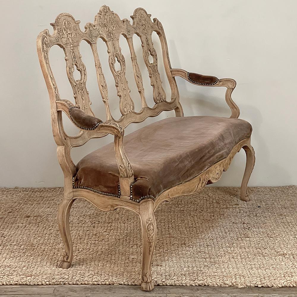 Canape-Sessel, Französisch Louis XIV.-Stil, 19. Jahrhundert im Angebot 10