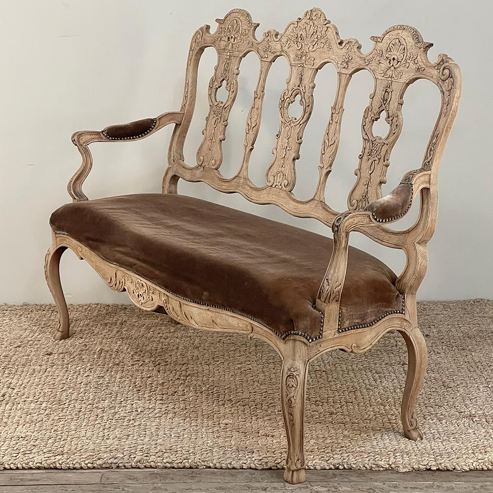 19th Century Liegoise Louis XIV Canape ~ Settee For Sale 11