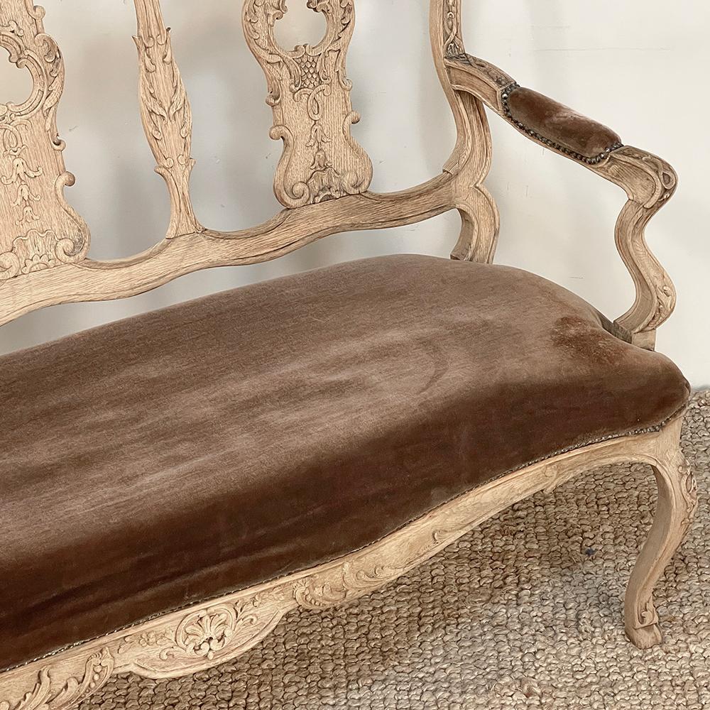 Late 19th Century 19th Century Liegoise Louis XIV Canape ~ Settee For Sale