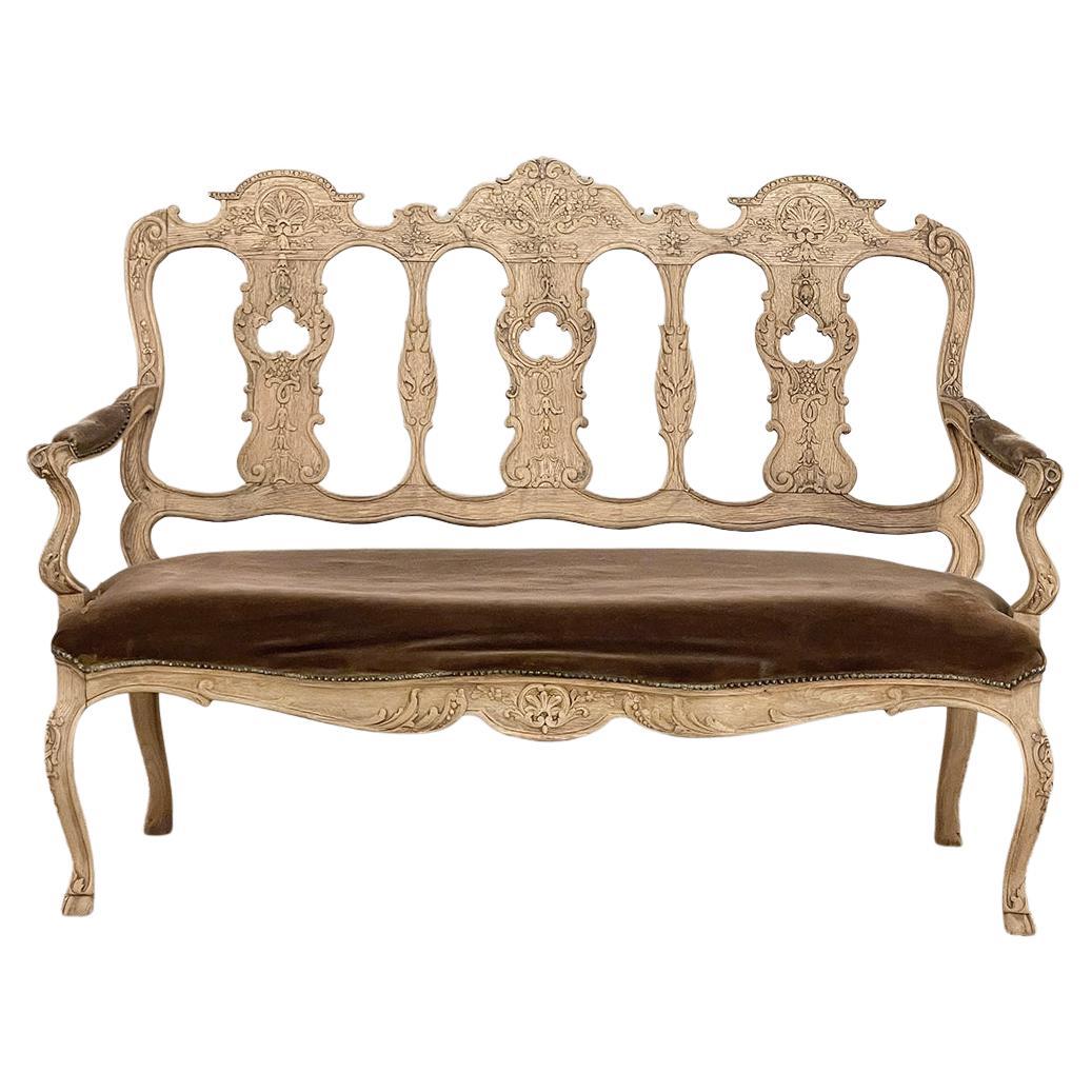 19th Century Liegoise Louis XIV Canape ~ Settee For Sale