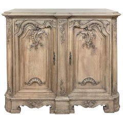 19th Century Liegoise Regence Stripped Oak Buffet